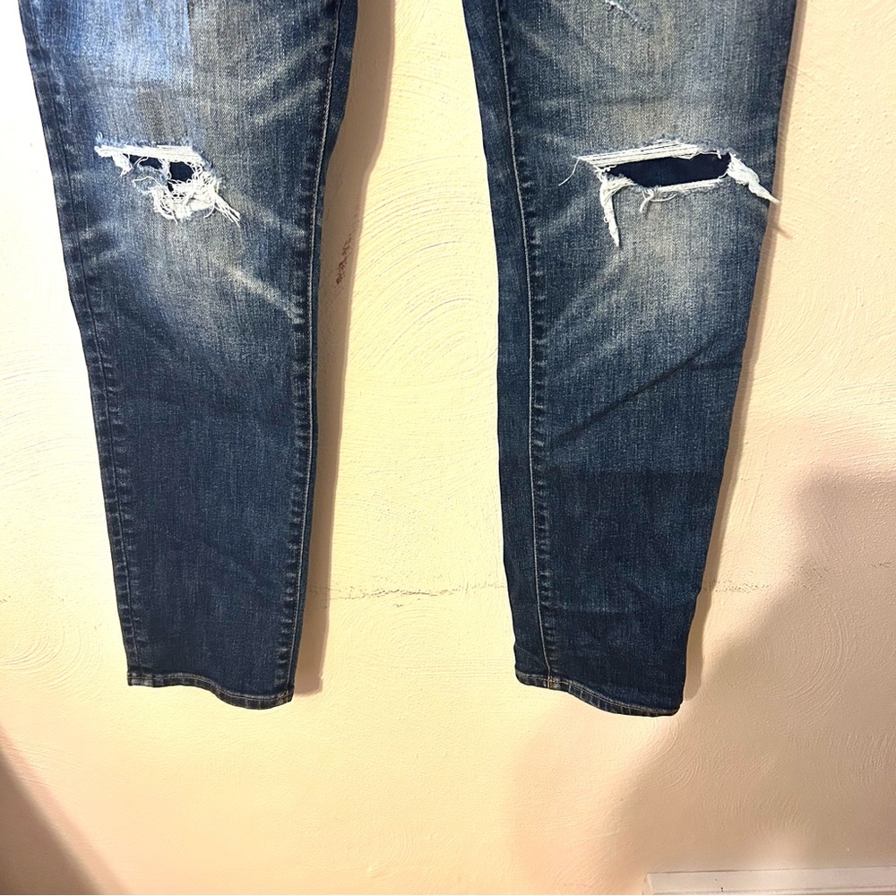 American Eagle Men’s Airflex+ Athletic Skinny Navy Blue Jeans. 32x32 - Picture 5 of 13